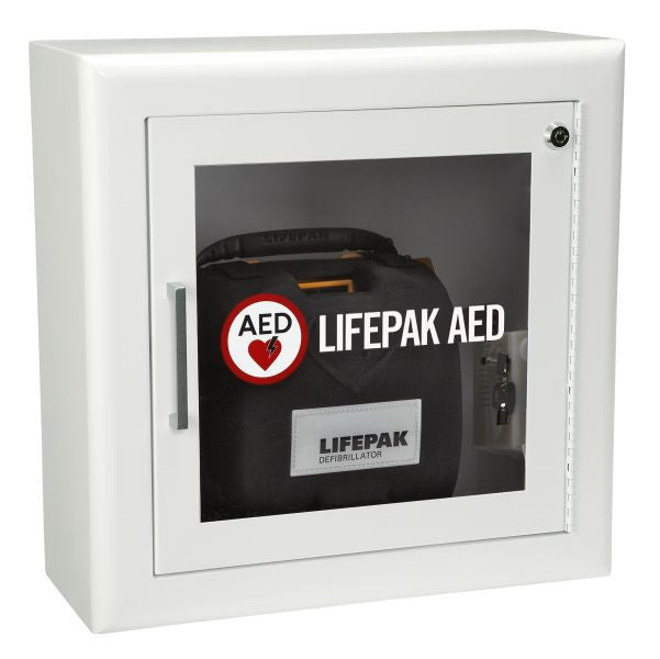 LifePAK Wall Mounted AED Cabinet with Alarm